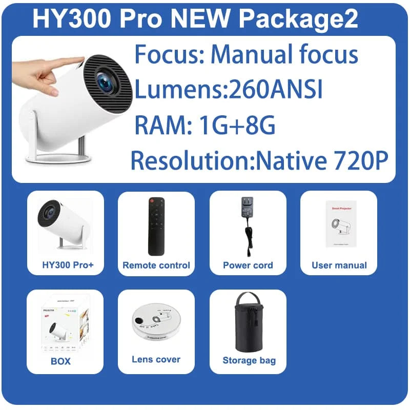 DITONG HY300 Plus Smart Projector