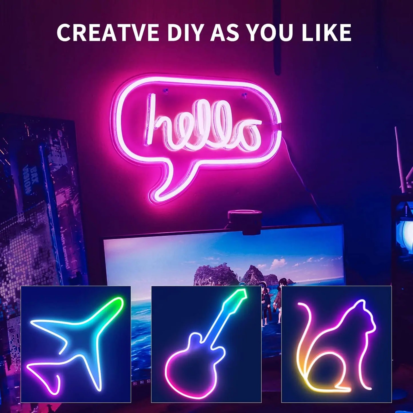 Flexibele RGB LED-Neonlichtslang