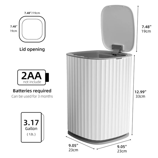 Slimme Elektrische Compostbak met Inductiedekking