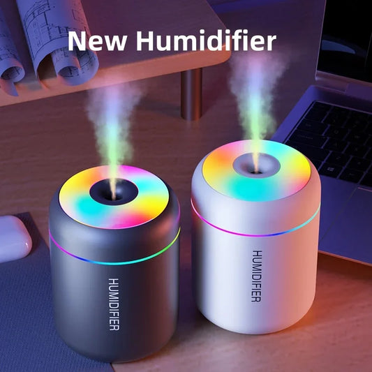 Mini USB Luchtbevochtiger met LED Verlichting