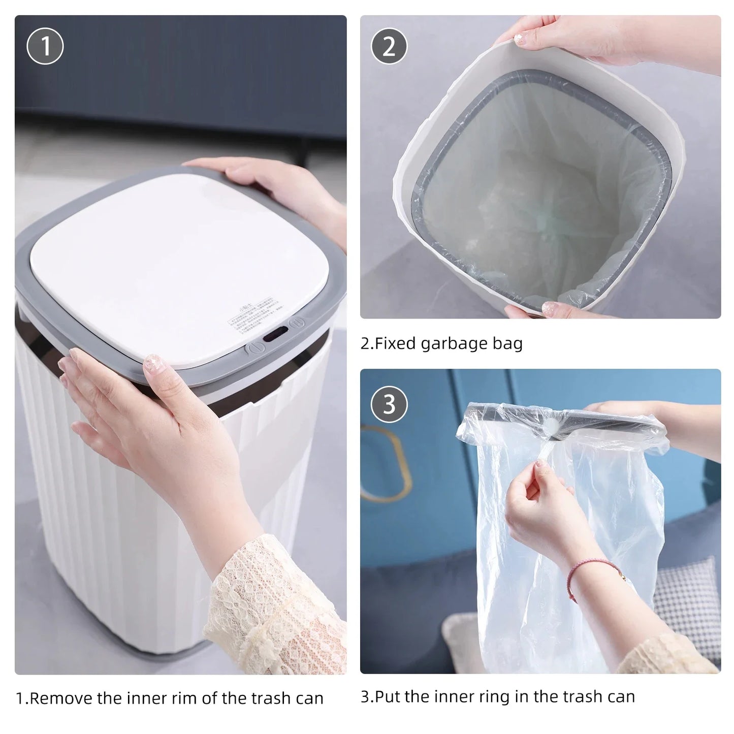 Slimme Elektrische Compostbak met Inductiedekking
