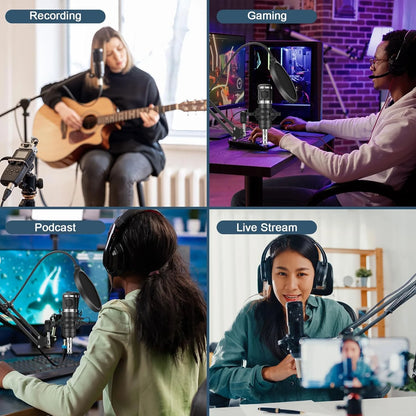 Complete Podcast Set met BM800 Microfoon & Stemwisselaar