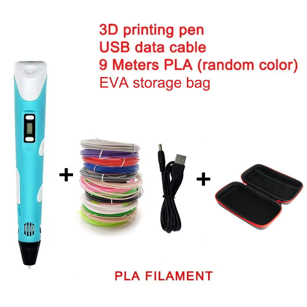 Elektronische 3D-Printpen inclusief opbergtas