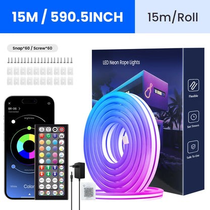 Flexibele RGB LED-Neonlichtslang