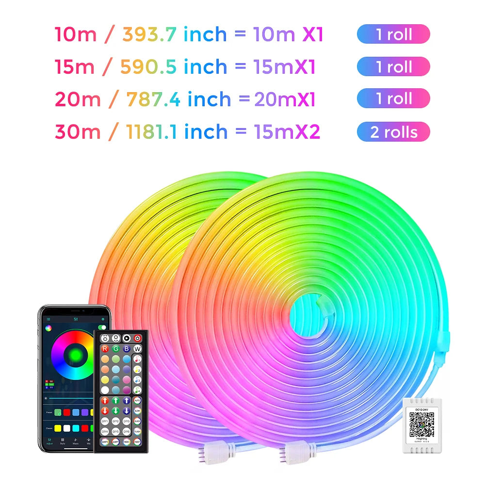 Flexibele RGB LED-Neonlichtslang