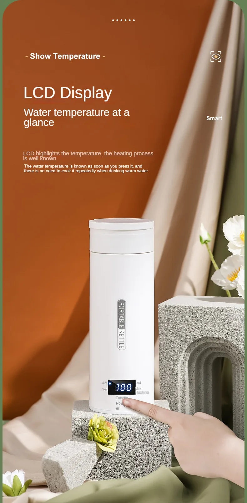 Draagbare Elektrische Waterkoker 500 ML