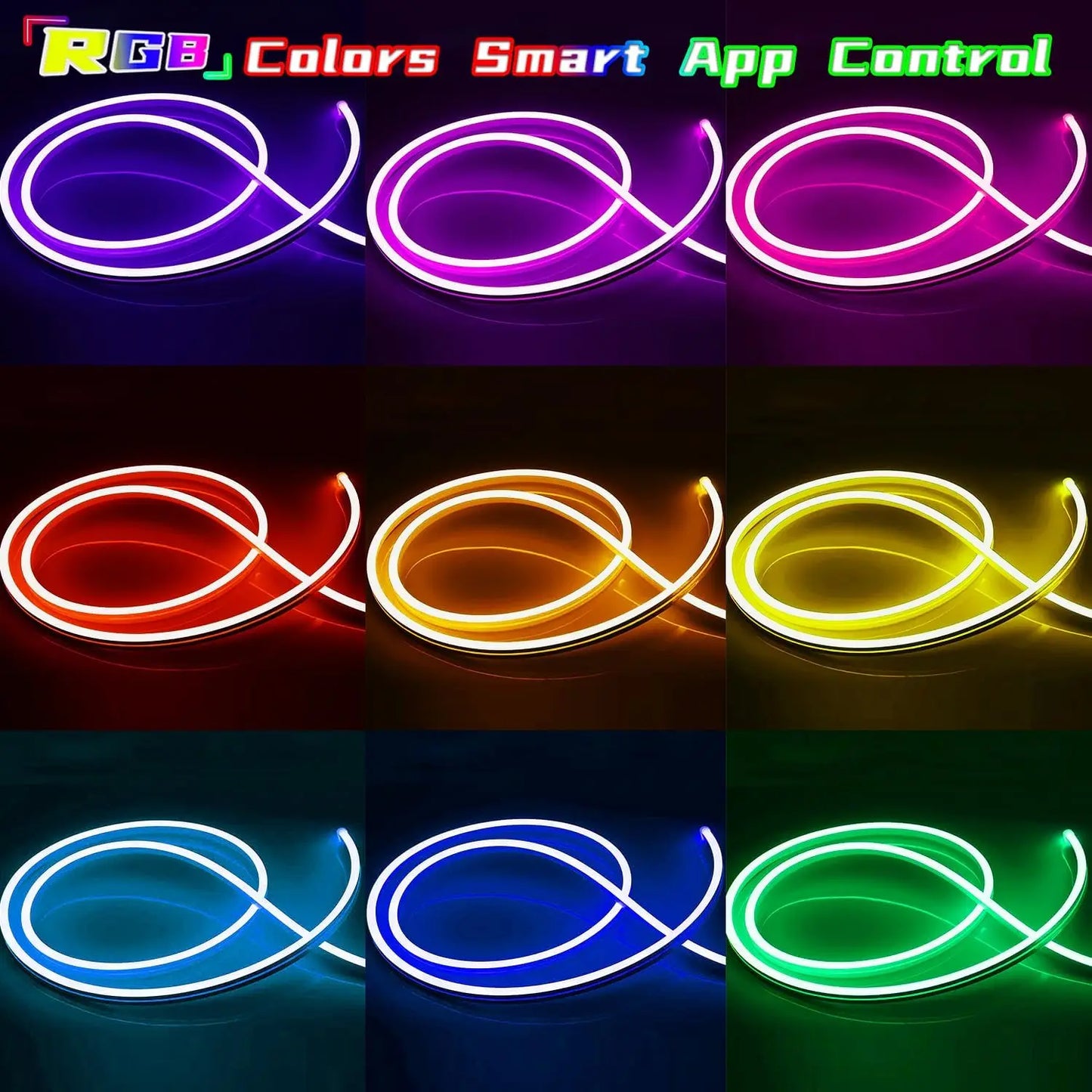 Flexibele RGB LED-Neonlichtslang