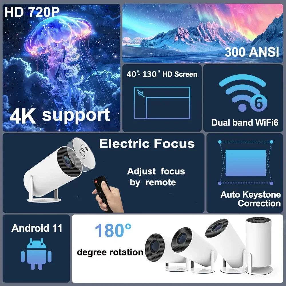 DITONG HY300 Plus Smart Projector