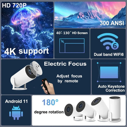DITONG HY300 Plus Smart Projector
