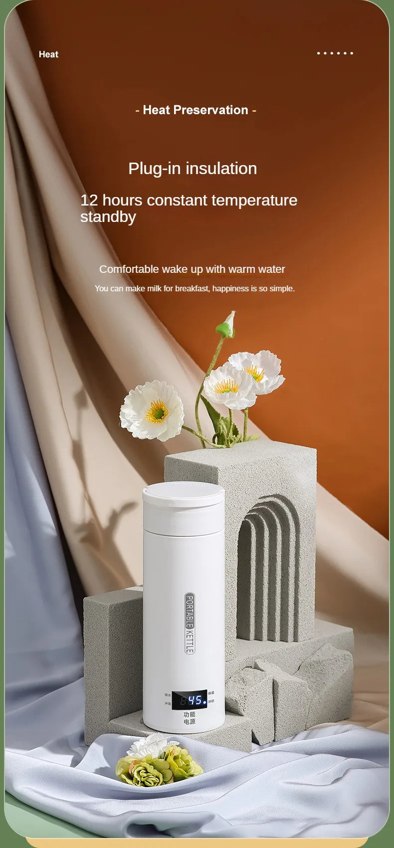 Draagbare Elektrische Waterkoker 500 ML