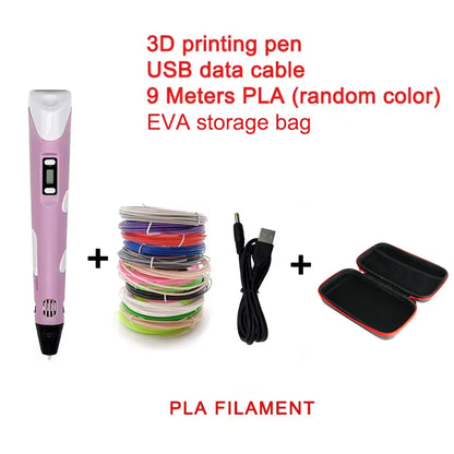 Elektronische 3D-Printpen inclusief opbergtas