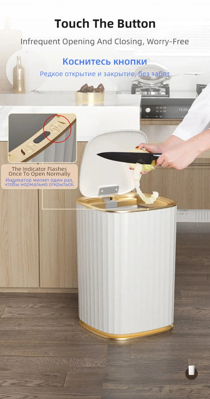 Slimme Elektrische Compostbak met Inductiedekking