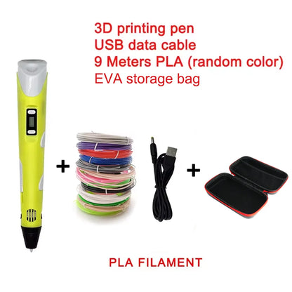 Elektronische 3D-Printpen inclusief opbergtas