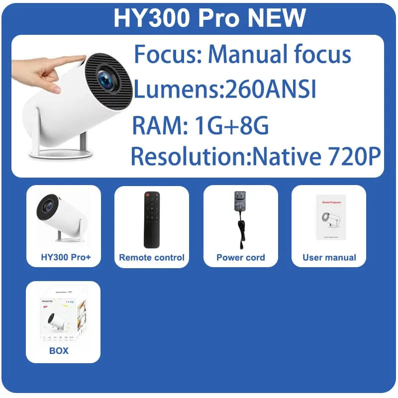 DITONG HY300 Plus Smart Projector