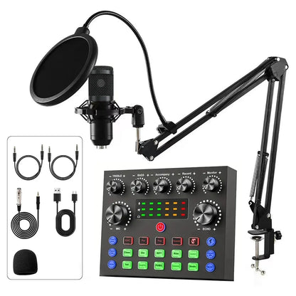 Complete Podcast Set met BM800 Microfoon & Stemwisselaar